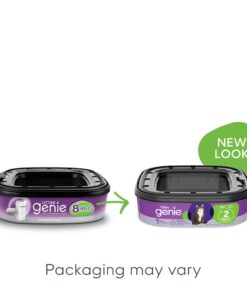 Litter Genie Refill Bags (1-Pack) | Multi-Layers of Odor-Barrier Technology | 1 Square Refill Cartridge Lasts Up to 2 Months Per Cat 13 51 qP7Sn4SL
