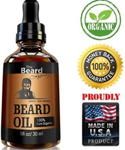 THE BEARD LEGACY Beard Oil Conditioner - All Natural Unscented Organic Argan & Jojoba Oils – Softens, Smooths & Strengthens Beard Growth – Grooming Beard and Mustache Maintenance Husband/Brother Gift. 12 51 qSmCJgqL
