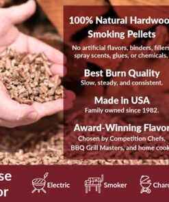 BBQr's Delight Wood Smoking Pellets - Super Smoker Gift Value Pack - 1 Lb. Bag - Apple, Sugar Maple, Savory Herb, Orange, Black Walnut, and Cherry Gift set 1 10 51 rZgCEz3S