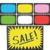 Retail Genius Price Burst 60 Sign Pack. Boost Sales with Bright Display Tags. Durable, Easy to Write On Star Cards Are Great for Yard, Estate & Garage Sale, Fundraiser, Store, Business & Flea Market.
