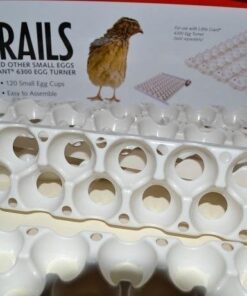 Alternative view of Little Giant® Quail Rails | 120 Eggs | Turner Equipment for Incubating Small Eggs | Quail Egg Incubator