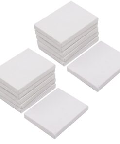 SL crafts Mini Stretched Canvas 3.5"X2.75" (1 Pack of 12 Mini Canvases) 24 510 Thg5ImL