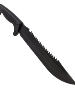 SOG Jungle Primitive Fixed Blade- Field and Camping Tactical Machete with Sheath for Clearing Brush, Full Tang Survival Knife 15.3 Inches (F03TN-CP), Steel,Black 29 510B0TYuFCL