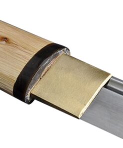 Handmade Sword - Shirasaya Samurai Katana Swords, Battle Ready, Hand Forged, 1095 Carbon Steel, Clay Tempered, Full Tang, Sharp, Wood Color Handle, Scabbard, Certificate 14 510DWjCzvZL