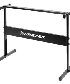 Hamzer 61-Key Portable Electronic Keyboard Piano with Stand, Stool, Headphones, Microphone & Sticker Sheet 38 510DnZhf eL