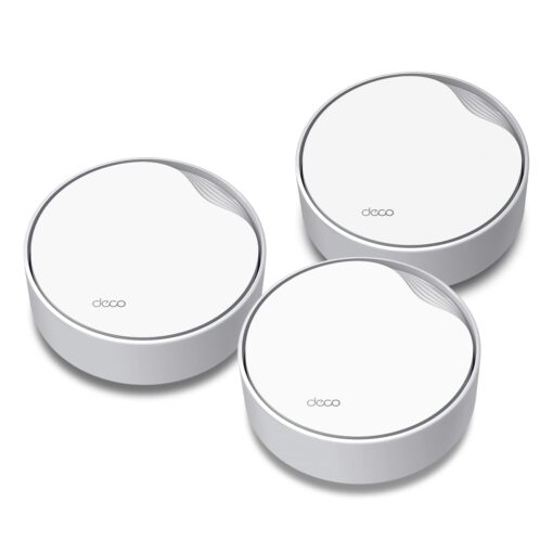 TP-Link Deco AX3000 PoE Mesh WiFi(Deco X50-PoE), Ceiling/Wall-Mountable WiFi 6 Mesh, Replacing WiFi Router, Access Point and Range Extender, PoE-Powered, 2 PoE Ports(1 x 2.5G, 1 x Gigabit), 3-Pack 3 Pack 2.5G, Ceiling/Wall Mount, PoE+/DC Powered