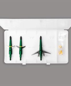 Swhacker SWH00207 #207 2 Inch Cut Broadheads Set of 3-100 Grain, Green, 2" 28 510HXGJCUIL