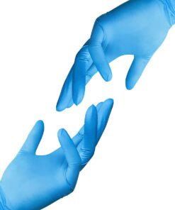 Basic Medical Synmax Vinyl Exam Gloves - Latex-Free & Powder-Free - Large, BMPF-3003(Case of 1,000) Blue Large (Pack of 1000) 16 510M8pxZPnL 1