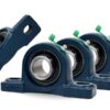 Jeremywell UCP202-10 Pillow Block Bearing (4 Pack), 5/8 inch Bore, 2 Bolt Flange Mounted, Solid Cast Iron Base, Self-Alignment 37 510NZqR11L