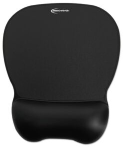 Innovera Gel Mouse Pad with Wrist Rest, Nonskid Base, 9 X 7.5 - Inches Black (51450) 10 510QEQnIDFL