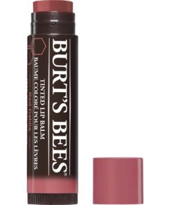 Burt's Bees Lip Tint Balm Stocking Stuffers Gifts, Long Lasting 2 in 1 Duo Tinted Balm Formula, Color Infused with Hydrating Shea Butter for a Natural Looking Buildable Finish, Red Dahlia (2-Pack) Red Dhalia 2 Count (Pack of 1) 24 510RAT3w2wS