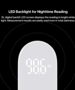 iHealth No-Touch Forehead Thermometer, Infrared Digital Thermometer for Adults and Kids, Touchless Baby Thermometer, 3 Ultra-Sensitive Sensors, Large LED Digits, Quiet Vibration Feedback, Non Contact White 32 510RLXUCZ8L
