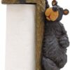 Willie Black Bear Paper Towel Holder Rack for Free Standing on Counter or Table (Great Kitchen Decor) 14" 35 510RenIW6WL