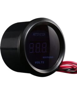 Alternative view of HOTSYSTEM Electronic Voltmeter Voltage Volt Gauge Meter Blue Digital LED 2inches 52mm for Car Vehicle Auto