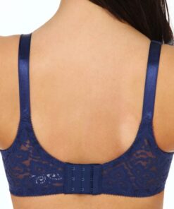 Bali Women's N Smooth Stretch Lace Underwire Bra Df3432 34C In the Navy 7 510ZAosuWmL