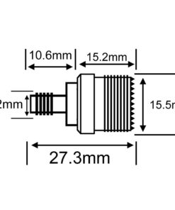 onelinkmore SMA Female to SO239 Female RF Two Way Radio Coax Adapter UHF Jack SO-239 Antenna Cable Connector for CB Radio Walkie Talkie SDR UV-5R Series Handheld Radio Pack of 2 2-Pack 11 510eWZfa5L