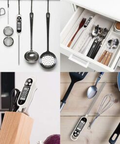 Digital Instant Read Meat Thermometer Kitchen Cooking Food Candy Thermometer for Oil Deep Fry BBQ Grill Smoker Thermometer by AikTryee 21 510ekX HoLL