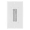 GE Brush Wall Plate, Cable Pass Through Insert, Single Gang, for in-Wall Installation of Cables and Wires, HDTV, HDMI, Coax, Speaker Wire, Home Theatre Systems, White, 35285 1 Pack 43 510iFYPyD9L