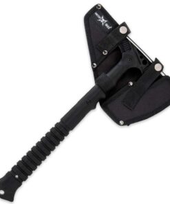 M48 Destroyer Tactical Tomahawk – Cast Stainless Steel Axe Head with Black Oxide Coating and Satin Finish, Injection Molded Handle – Sturdy, Reliable Tool to Tackle All Tasks - 16” Overall 9 510mbFKFF L