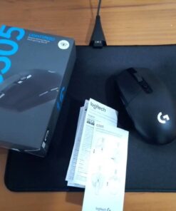 Logitech G305 LIGHTSPEED Wireless Gaming Mouse, Hero 12K Sensor, 12,000 DPI, Lightweight, 6 Programmable Buttons, 250h Battery Life, On-Board Memory, PC/Mac - Black 46 510pMJ8tbJL