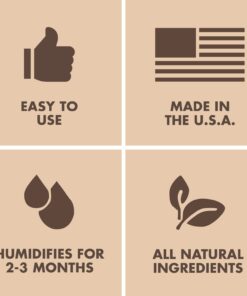 Boveda 84% Two-Way Humdity Control Pack For Seasoning – Season Wood Containers – Size 60 – Single – Individually Wrapped Seasoning Packet 84% (Seasoning Wooden Containers) 19 510rpX HMBL