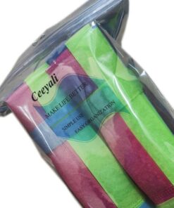 Ceeyali Colorful Reusable Fastening Cable Cord Tie Wire Organizer for Home Office Tablet PC TV Electronics Wire Management etc (Pack of 100) Colorful 100 Pack 18 510wwCadzcL