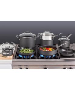 Alternative view of Chef's Classic Nonstick Hard Anodized Cookware 13 Piece Set, 66-13,Black