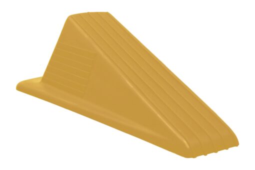 Shepherd Hardware Available 3763 Heavy Duty Jumbo Rubber Door Wedge, Yellow, 3-1/2"