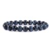 JUSTINSTONES Gem Semi Precious Gemstone 8mm Round Beads Stretch Bracelet 7 Inch Unisex A Grade Blue Tiger Eye 32 51130g8ForL