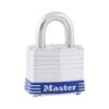Master Lock 3D Outdoor Padlock with Key, 1 Pack, Silver 3/4" shackle 2 5113TaNM2lL