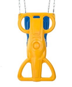 Swing-N-Slide Wind Rider Glider Swing, No Swing Hangers Yellow/Blue, 72" H x 14" W x 25" L 12 5114qShW24L