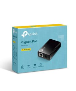 TP-LINK 802.3af Gigabit PoE Injector | Convert Non-PoE to PoE Adapter | Auto Detects the Required Power, up to 15.4W | Plug & Play | Distance Up to 100 meters (328 ft.) | Black (TL-PoE150S) 25 5118jKXT3L