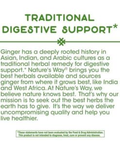 Nature's Way Premium Formal Ginger Root 550 mg,180 Count (Pack of 2) 13 511CGfROLFL