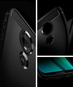 Spigen Rugged Armor Designed for Moto G7 Case/Designed for Moto G7 Plus Case (2019) - Matte Black 26 511CcnsIFL