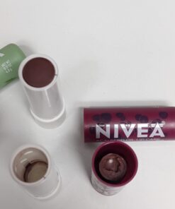 NIVEA Vegan Lip Care Variety Pack, Acai Seed Oil Shea Butter Lip Balm Sticks and Hemp Seed Oil Shea Butter Lip Balm Sticks, Pack of 4 Acai and Hemp 4 Count (Pack of 1) 51 511CgwIi0IL