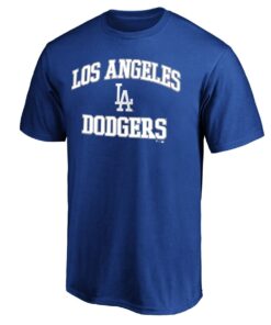 Outerstuff MLB Boys Youth 8-20 Heart & Soul Team Graphic T-Shirt Los Angeles Dodgers Large