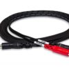 Hosa TRS-201 1/4" TRS to Dual RCA Insert Cable, 1 Meter Black 3.3 feet 34 511HSGQiHGL