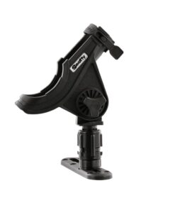 Scotty #282-BK Baitcaster Rod Holder w/Gearhead & Track (Black) Black 34 511HboQ1RuL