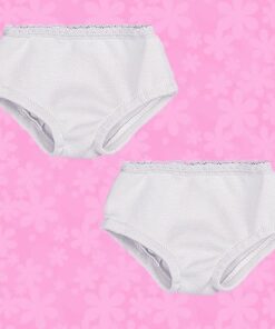 Alternative view of Sophia's - 18" Doll - Lace Panty Set of 2 Lace Trim White