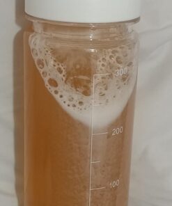 Garden Kombucha Tea, Powder 5g x 20 Sachets (100g/3.52oz) Probiotics, Prebiotics, Sugar Free, Black Tea, Healthy Drink with Bottle (FREE BOTTLE SHAKER) (Peach) Peach 48 511Mg48TWGL