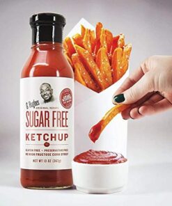 G Hughes Sugar Free Ketchup - Gluten Free, Preservation Free, Low Carb Ketchup, No Sugar Added Ketchup, Keto Condiments - 13 Oz (3-Pack) 23 511MkZxnhL