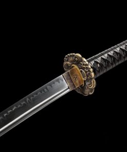 MAKOTO Handmade Sharp Katana Black Samurai Sword 40" Leaf 17 511SmKiPQcL