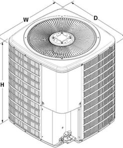 3 Ton Goodman 14 SEER R410A Air Conditioner Split System 8 511V4WWKRvL