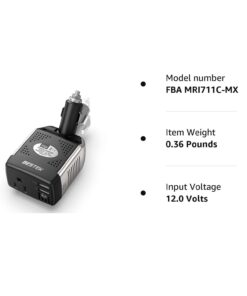 BESTEK 75W Power Inverter DC 12V to 110V AC Car Inverter Power Converter 24 511VIyyG7wL