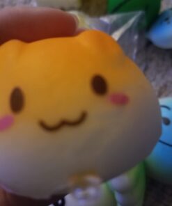 Huastyle 20pcs Squishies Toys Random Jumbo Medium Mini Slow Rising Kawaii Squishy Cake/Panda/Bread/Buns Phone Straps for Kids Stocking Stuffers Treasure Box Prizes Classroom 37 511VJAGBDuL