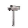 CNC Surfacing Bit Spoilboard Surfacing Router Bits, 1/4" Shank 1 inch Cutting Diameter Slab Flattening Router Bit, T Shape Wood Milling Cutter Planing Bit Wood Planing Bit Planer (1/4" Shank, Silver) #1026 CNC Surfacing Bits 70 511WLThF3UL
