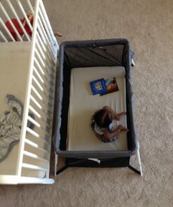 Guava Lotus Travel Crib with Lightweight Backpack Design | Certified Baby Safe Portable Crib | Folding Play Yard with Comfy Mattress for Babies & Toddlers | Compact Baby Travel Bed 34 511e16xPqGL