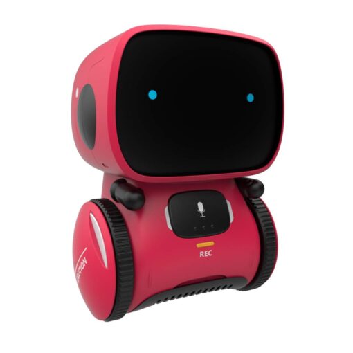 98K Kids Robot Toy, Smart Talking Robots, Gift for Boys and Girls Age 3+, Intelligent Partner and Teacher, with Voice Controlled and Touch Sensor, Singing, Dancing, Repeating Red