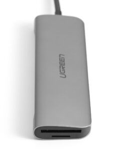 UGREEN Revodok 106 USB C Hub 6 in 1 USB C Dongle 4K HDMI, 3 USB 3.0 Ports, SD/TF Card Reader Compatible with MacBook Pro, MacBook Air, iPad, iPhone 15 Pro/Pro Max. Grey Space Grey 38 511rmVYfd4L