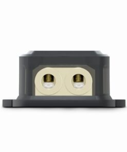 DS18 DB1020 Distribution Ground Block - 1 x 0GA in/ 2 x 0GA Out, Nickle Plated Internal Materials, High-Strength Heat Resistant Plastic Housing, Oversized Screws for Secure Connections (1 in 2 Out) Single 1X0GA in - 2X0GA Out Standard Packaging 19 511sNLqXKfL
